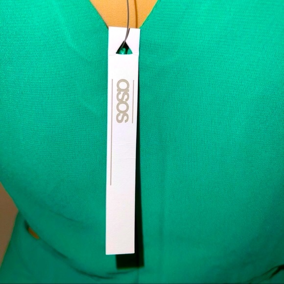 NWT~ASOS-Green Cut Out Dress 👗 - Picture 7 of 9